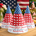 1776 Edition Paws And Stripes US Independence Day - Personalized Party Hats