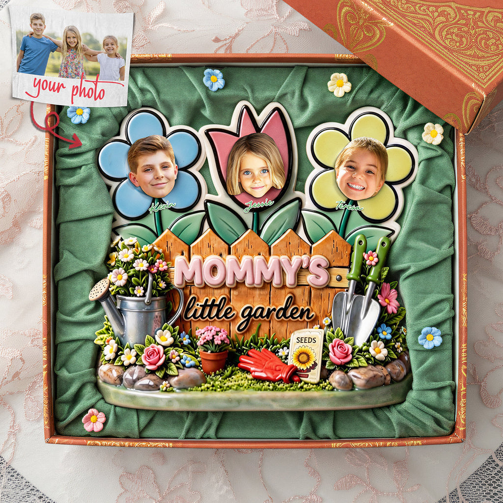 Nana's Little Garden Acrylic Plaque - Custom Photo Gifts For Grandma 03tyta020326