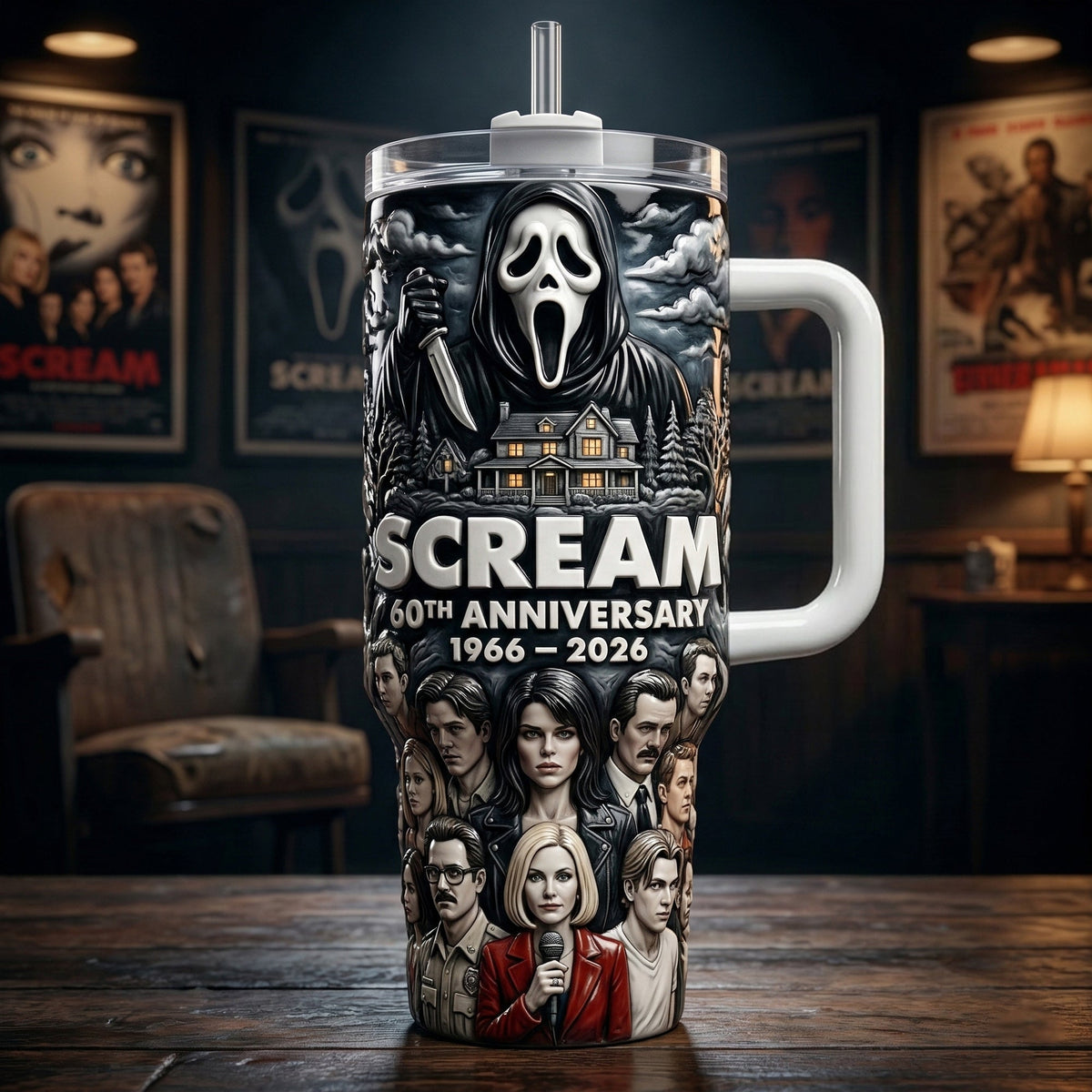 60th Anniversary 40oz Tumbler – Gifts For Horror Lovers 01palu120326