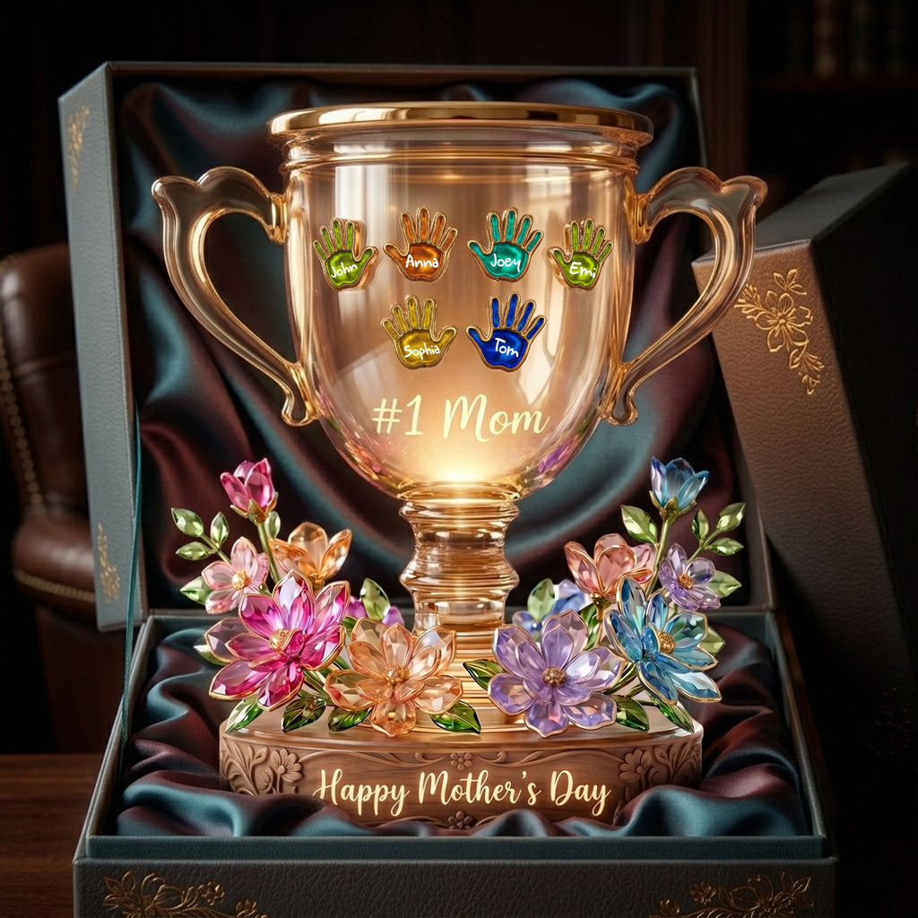 Mother's Day Trophy Acrylic Light Box - Personalized Gifts For Mom 02palu220426