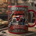 Truck Driver Dad Magic Mug - Personalized Father's Day Gifts 02TYLU060526