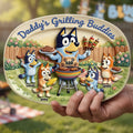 Daddy's Grilling Buddies Plate - Personalized Gifts For Dad 01nadt130526