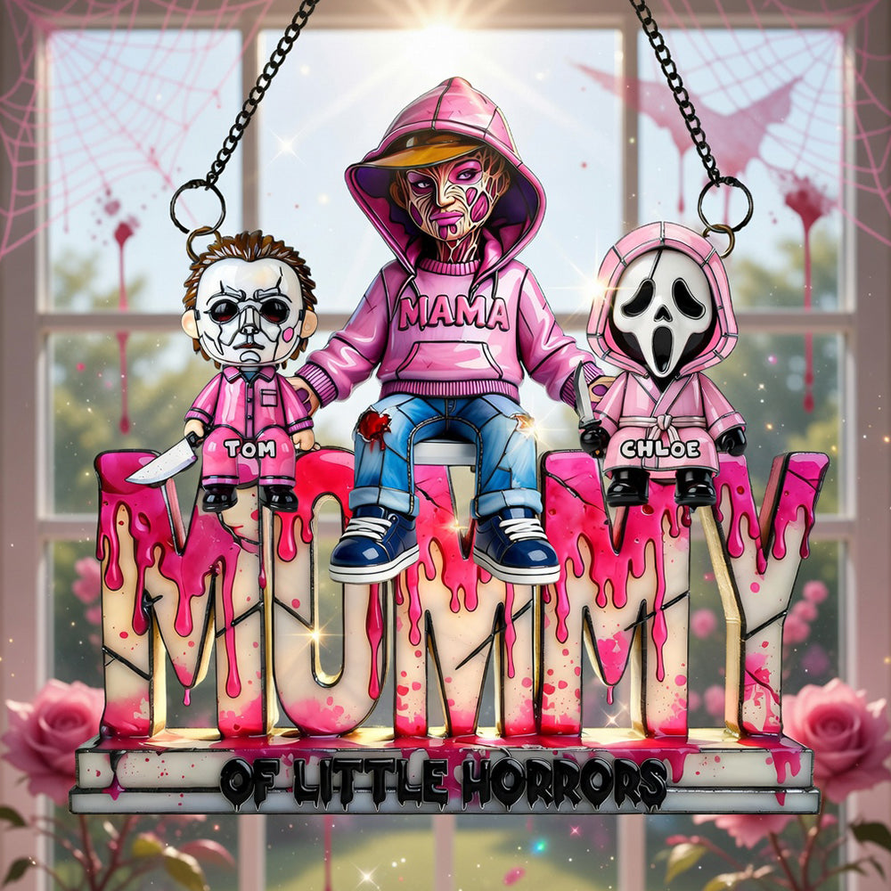 Pinky Horror Mom Suncatcher Ornament - Personalized Gifts For Mom 03OHDT280326