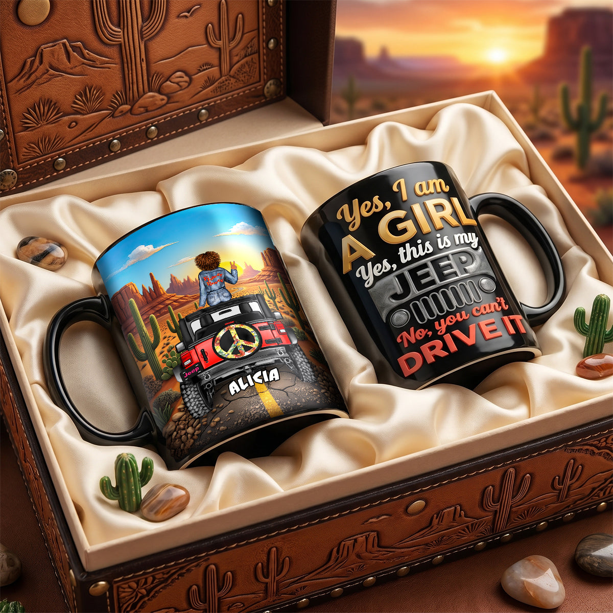 Adventure Girl Magic Coffee Mug - Personalized Gifts For Off-road Lovers 01HUDH230426