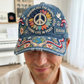 Peace Baseball Classic Cap - Personalized Gifts 04pata010726