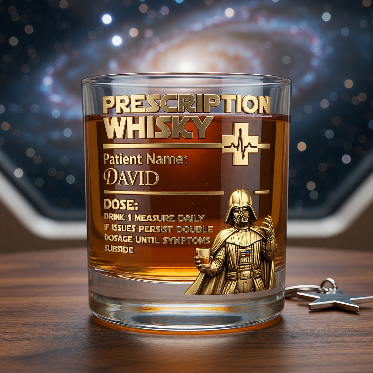 Funny Prescription Round Glass - Personalized Gifts for Drinking Lovers 01naqn120626
