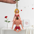 Playful Partners Acrylic Keychain - Personalized Gift For Couples 031OHTN200126