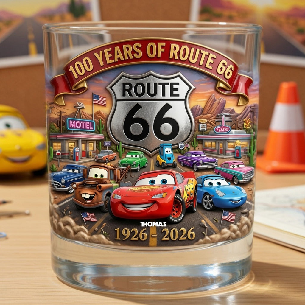 100th Anniversary Round Glass - Personalized Gifts For Racing Lovers 02tylu080626