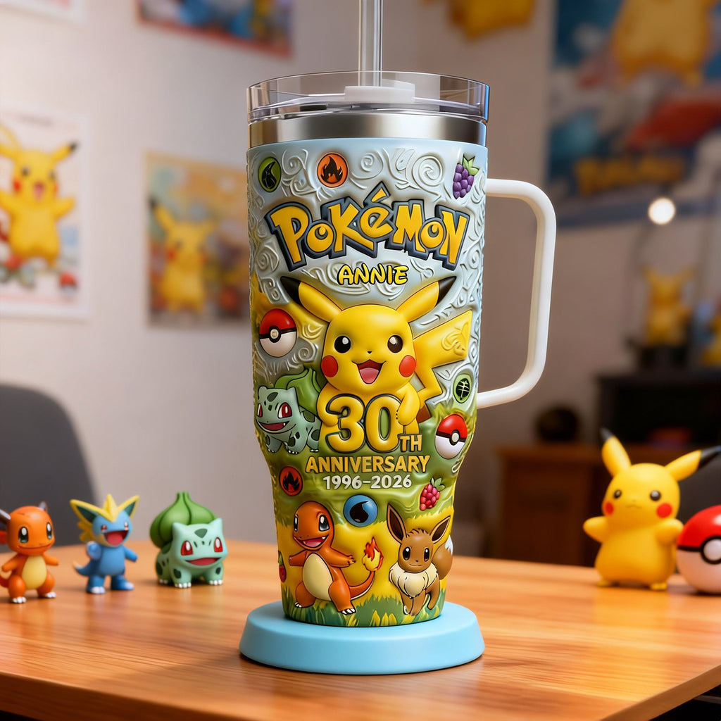 Celebrate 30th Pocket Creature 40 Tumbler - Personalized Gift 090TGLU080626