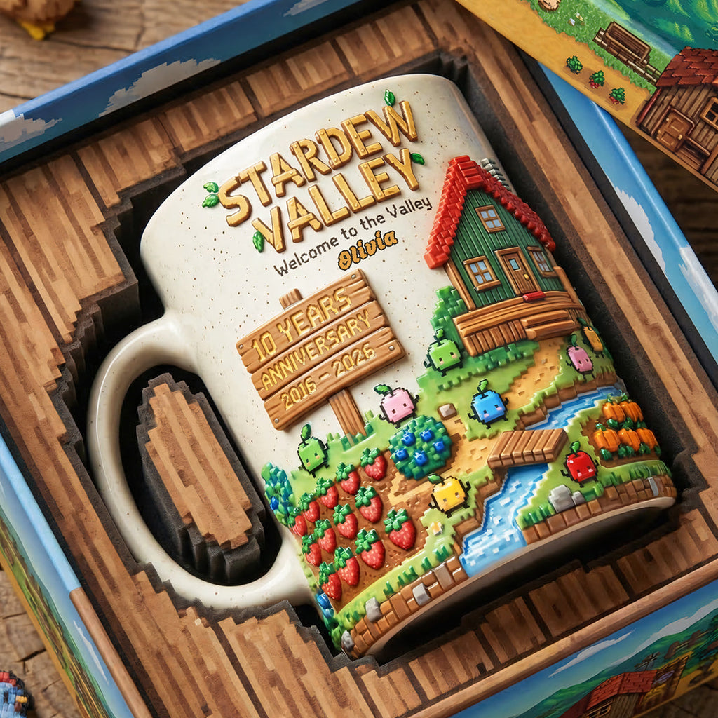 Little Farm Celebrating 10th Anniversary Coffee Mug - Personalized Gifts 02pata180326