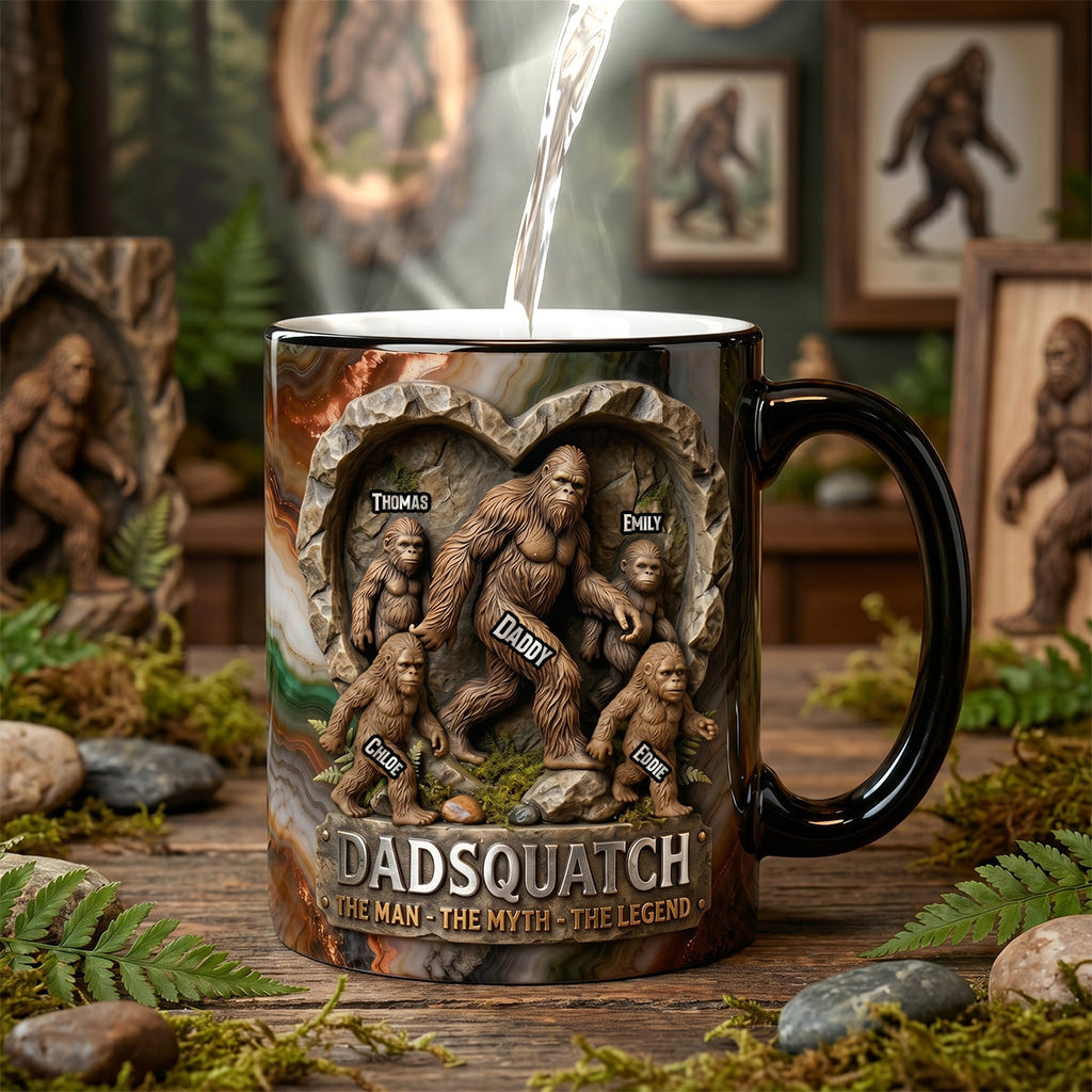 Legendary Sasquatch Dad Magic Mug, Personalized Gifts For Dads 03qhdh070526