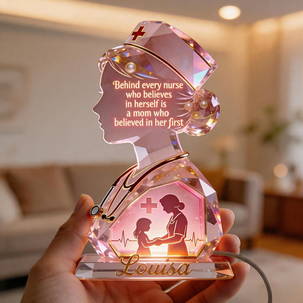 Nurse Mom Acrylic Light Box - Personalized Gifts For Moms 03pgdt270326