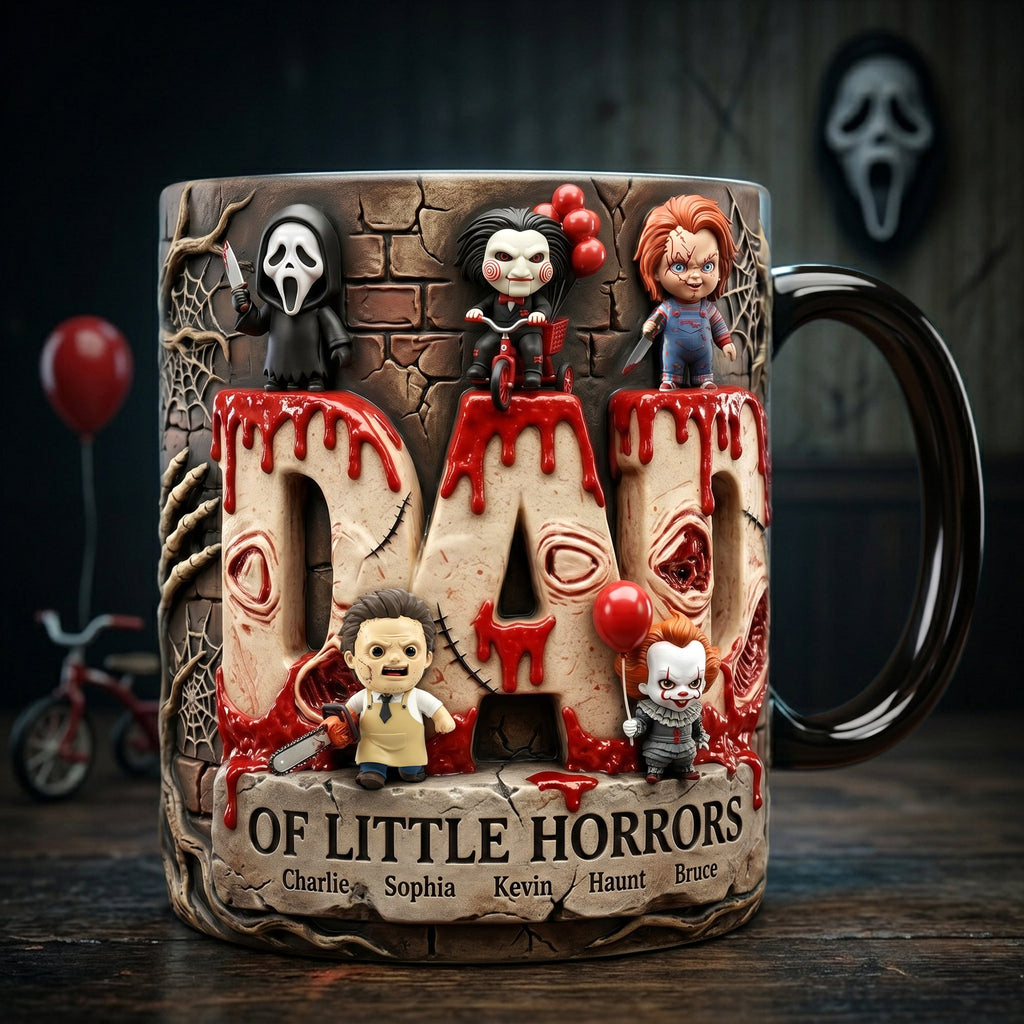 Chaotic Dad Magic Mug, Personalized Gifts For Dad 05qhlu060526