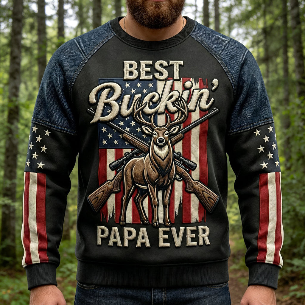 American Hunting Grandpa 3D Shirt - Personalized Gifts For Grandpa and Papa 01patn030326
