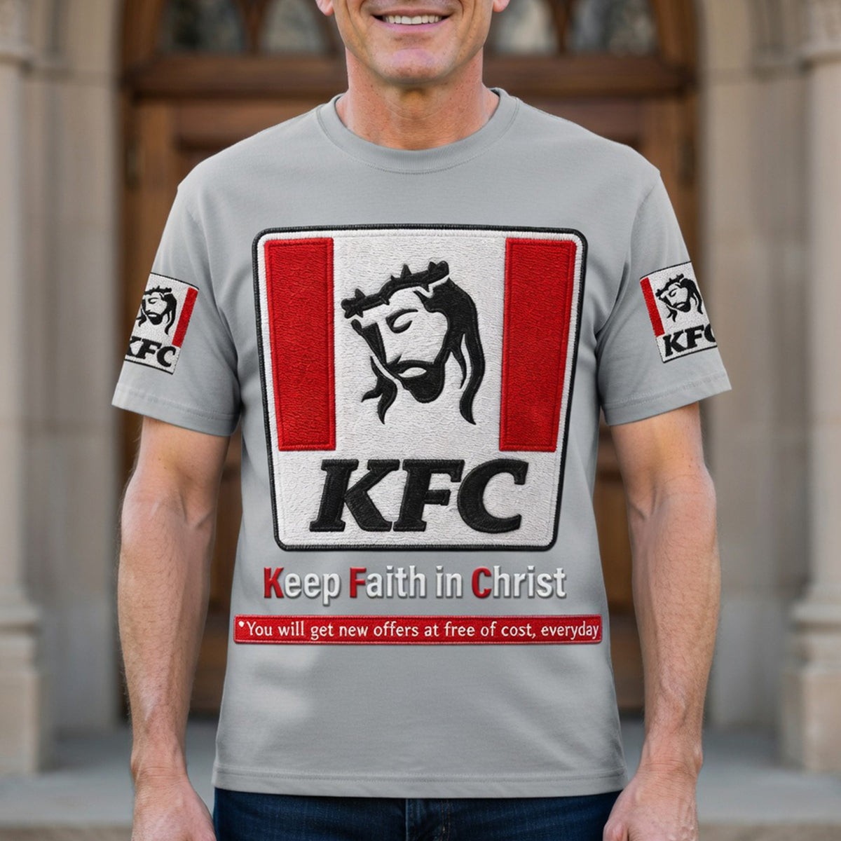 Keep Faith In Christ Shirt - Personalized Gifts For Christians 03naqn160626