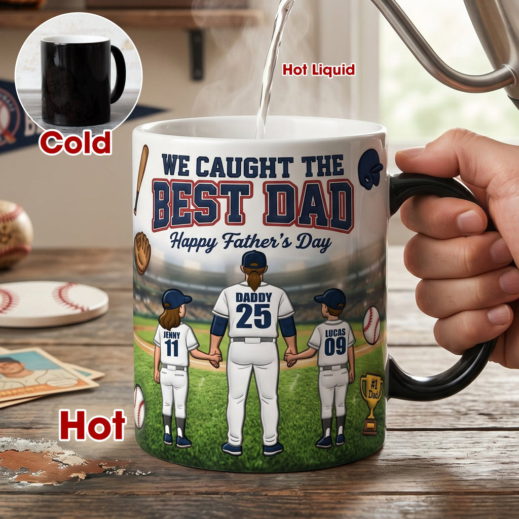 Best Dad Base Ball Magic Coffee Mug - Personalized Gifts For Father's Day 01hutn050526