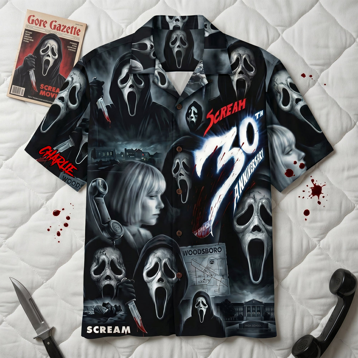 Scare Holiday Hawaiian Shirt, Personalized Gifts 03qhlu100626