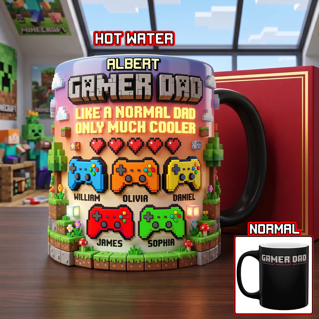 Gamer Dad Magic Coffee Mug - Personalized Gifts For Dad 01paqn200426