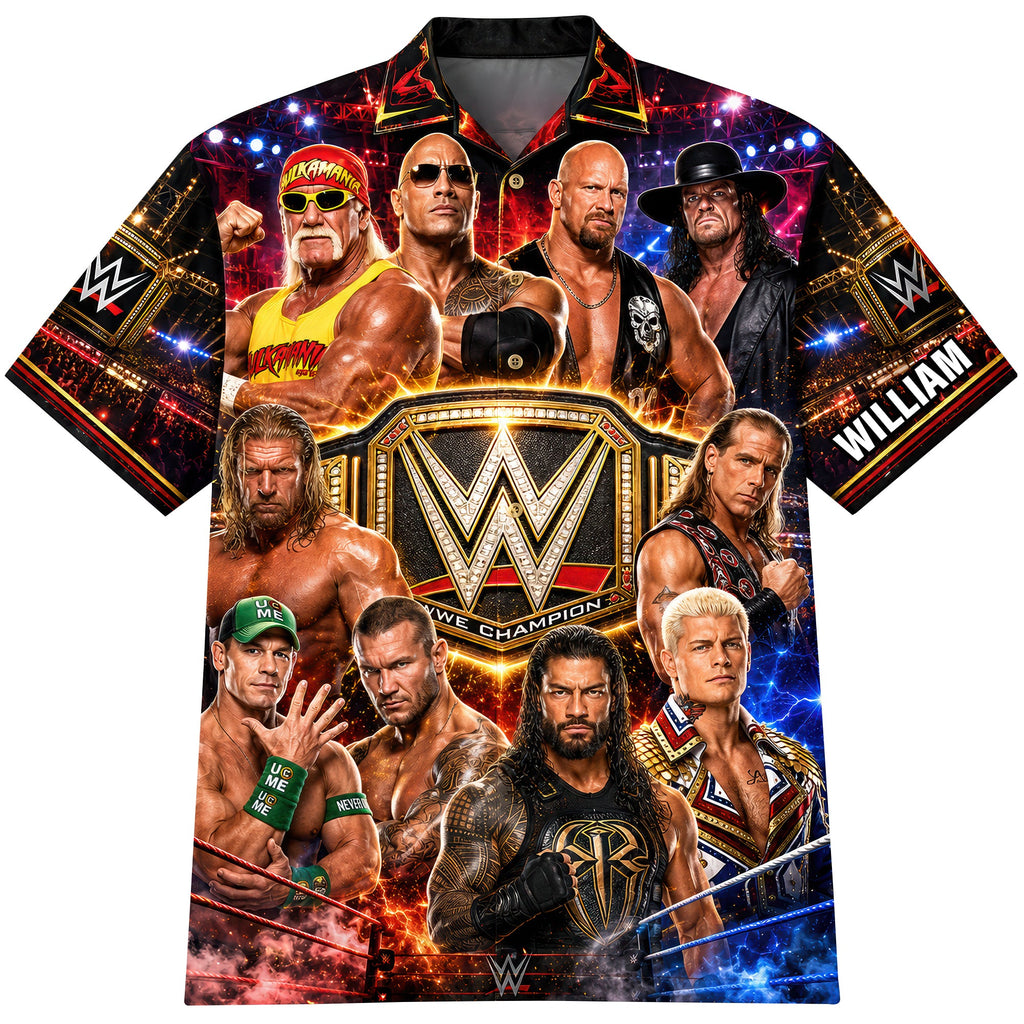 Wrestling Champion Hawaiian Shirt - Personalized Gifts 06naqn230626