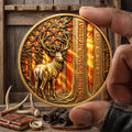 Free Deer In American Forest Coin, Personalized Gifts For Deer Hunter 02qhdt260526