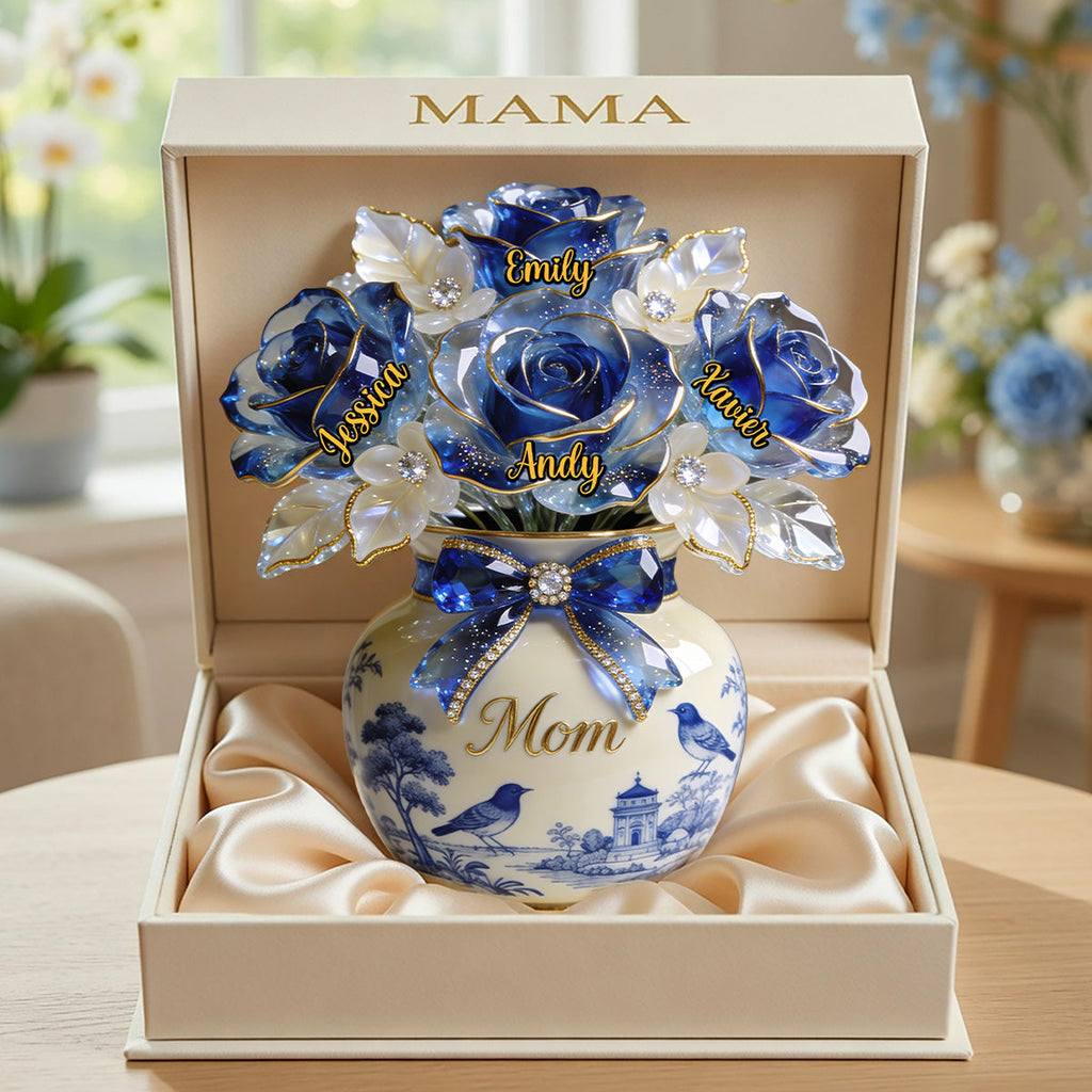 Toile De Jouy Mother Acrylic Plaque - Personalized Gifts For Mothers 02pgmg090326