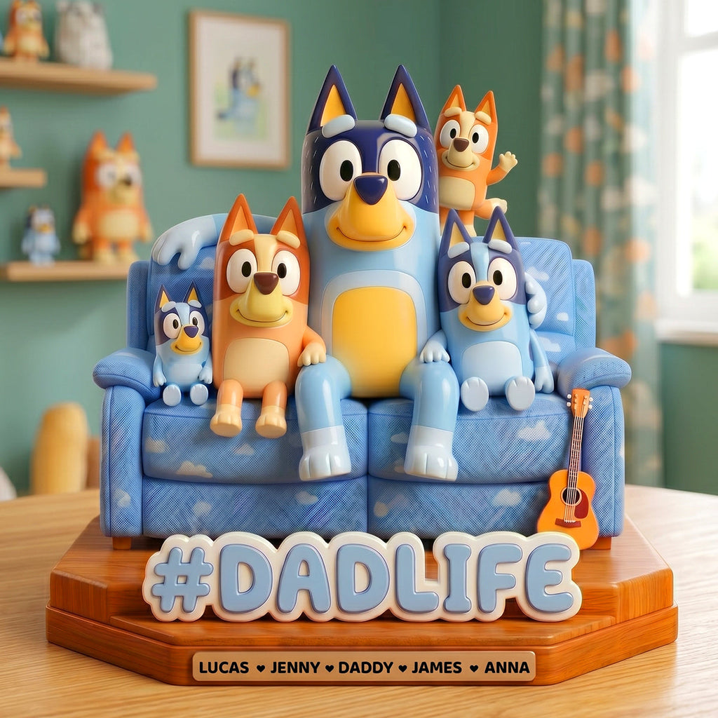 Dad Life Acrylic Plaque - Personalized Gifts For Dad 01OHTN190526