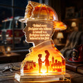 Firefighter Mother Light Box - Personalized Gifts For Moms 03pgta100426