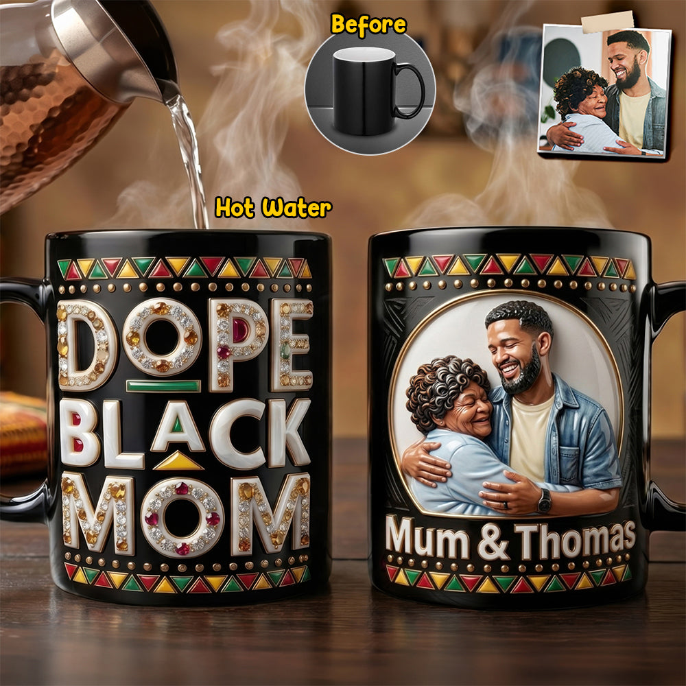Dope Black Mom Magic Mug - Custom Photo Gifts For Mothers 01hudh140426