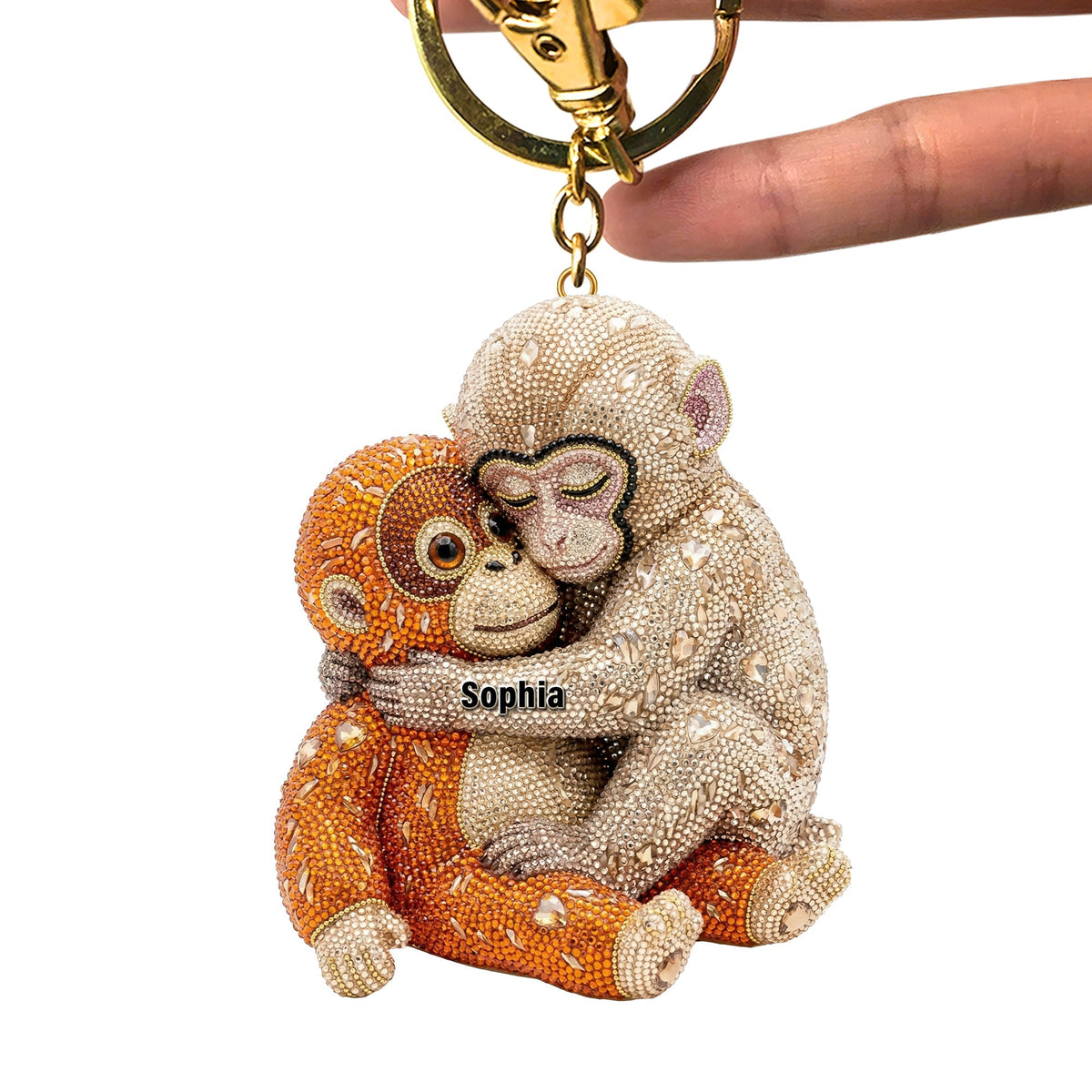 Monkey Punch Viral Keychain - Personalized Gifts 07NAQN040326
