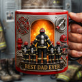 Firefighter Dad Magic Mug - Personalized Gifts For Dads 04tyta050526