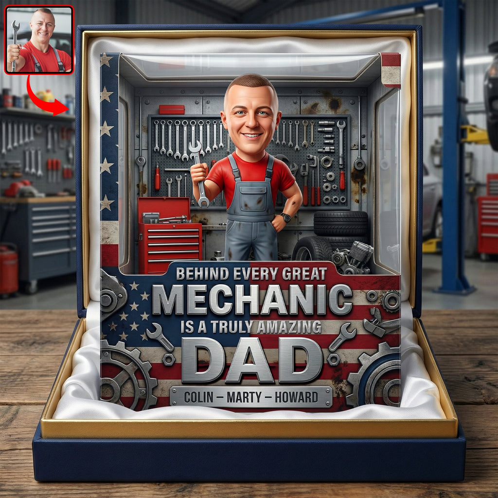 Amazing Mechanic Dad Acrylic Plaque - Custom Photo Gifts For Dads 04paqn260326