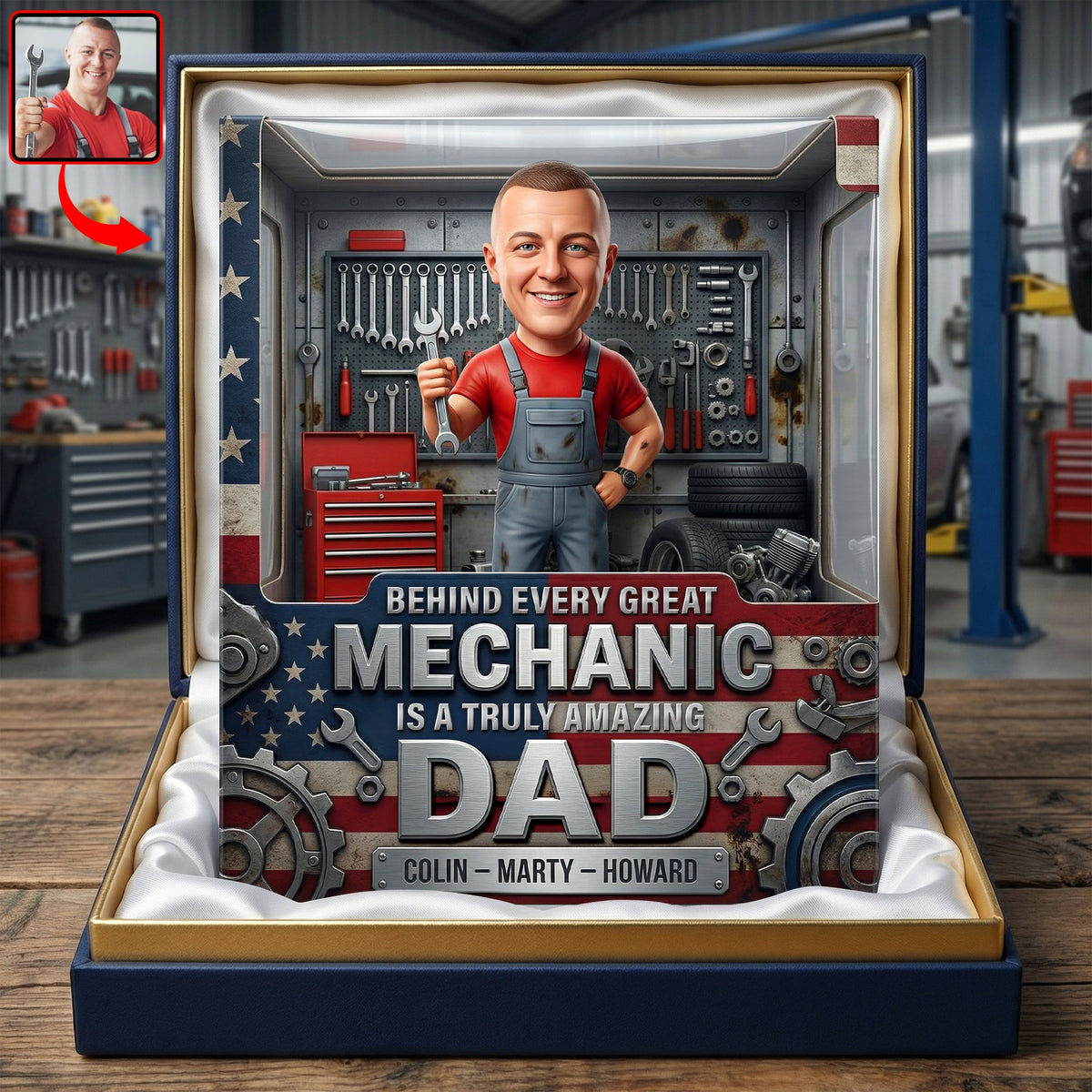 Amazing Mechanic Dad Acrylic Plaque - Custom Photo Gifts For Dads 04paqn260326