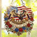 American Eagle Mom Suncatcher Ornament - Personalized Gifts For Mother 01paqn020326