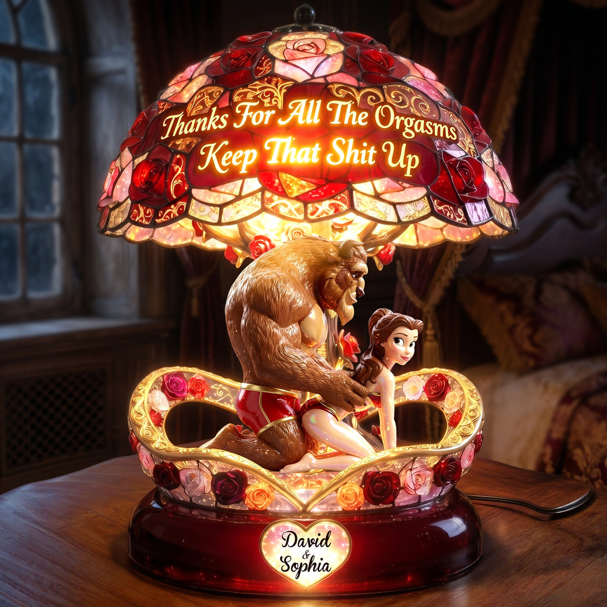 Naughty Fairy Tales Couple Acrylic Light Box -  Personalized Gifts For Couple 05ohlu180626