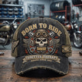Vintage Rider Skull Classic Cap - Personalized Gifts 03hatn260626