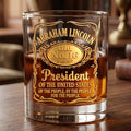 Vintage Style Round Glass - Personalized Patriotic Keepsake Gift 02HUTN030626