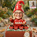 Gnome Nana Acrylic Plaque - Custom Photo Gifts For Grandmas 02nata060426