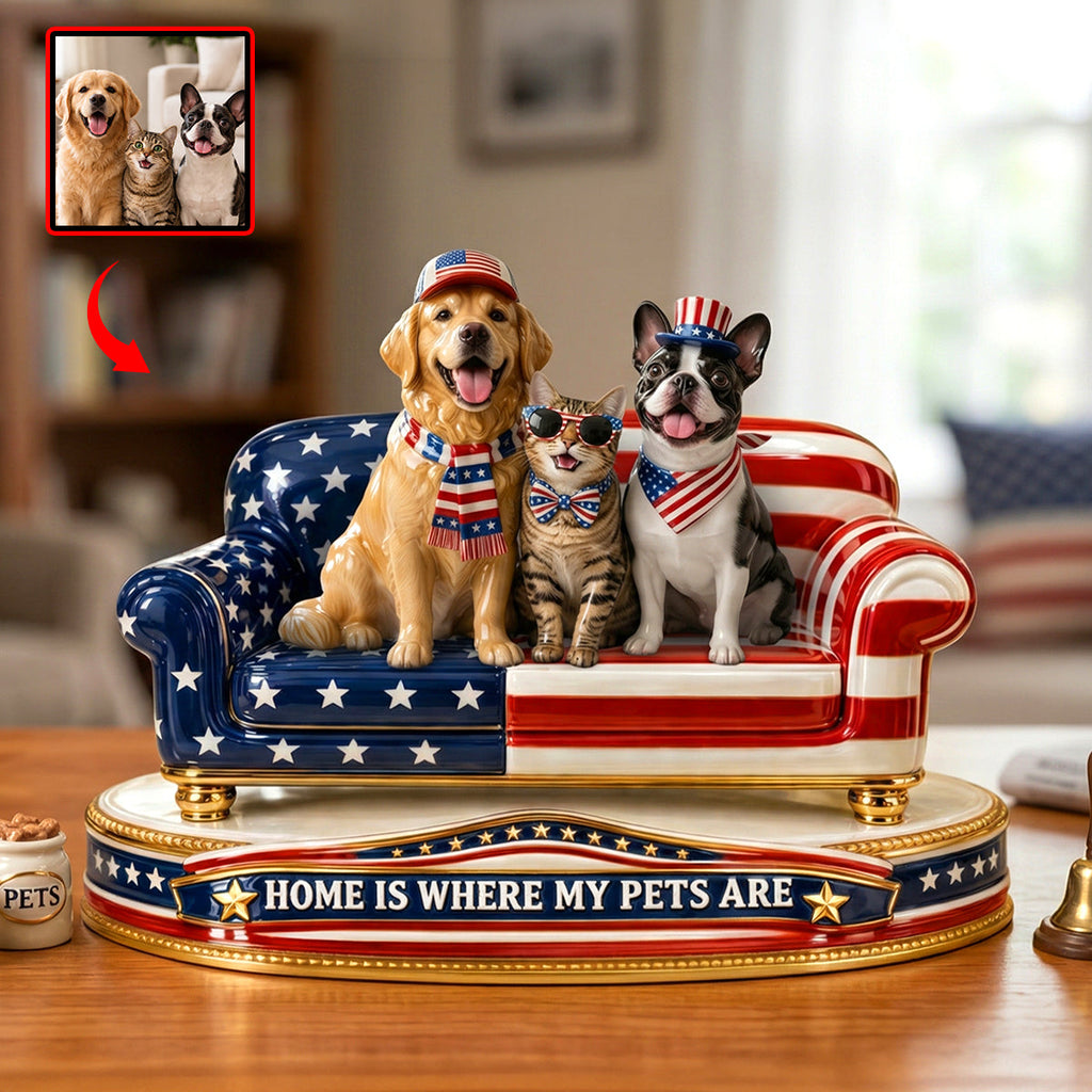 Custom Photo USA Pet Acrylic Plaque - Gifts For Pet Lovers 02tydh030426