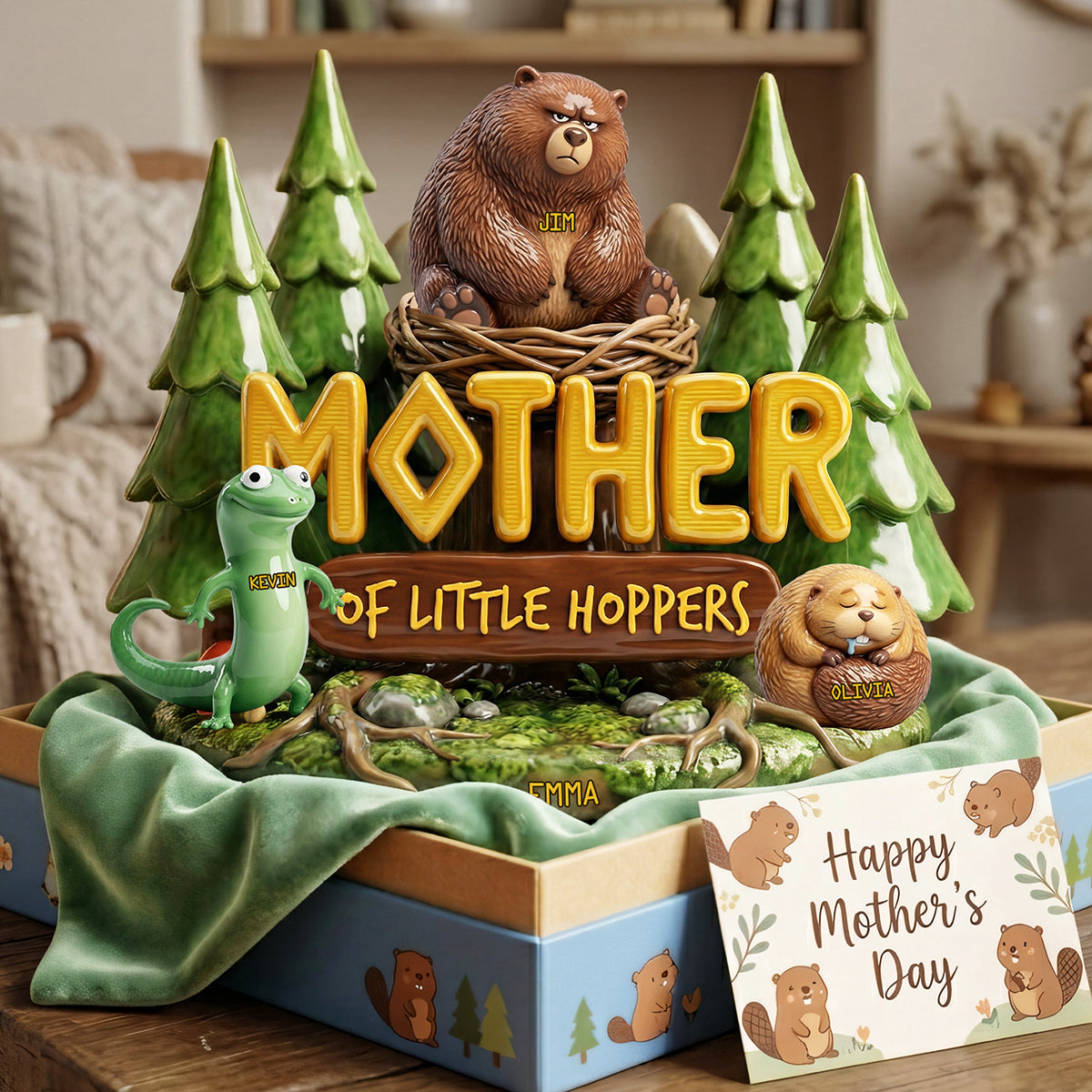 Mother Of The Kids Acrylic Plaque - Personalized Gifts For Mother's Day Plaque 01PATA280326