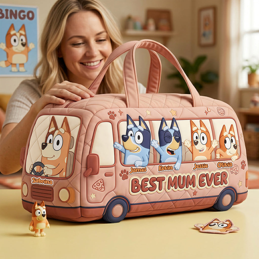 Best Mum Ever Duffle Bag - Personalized Gifts For Moms 03nata230426