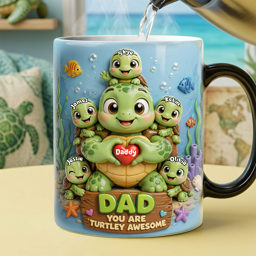 Awesome Dad Magic Coffee Mug - Personalized Gifts For Dad 04TOTA300426