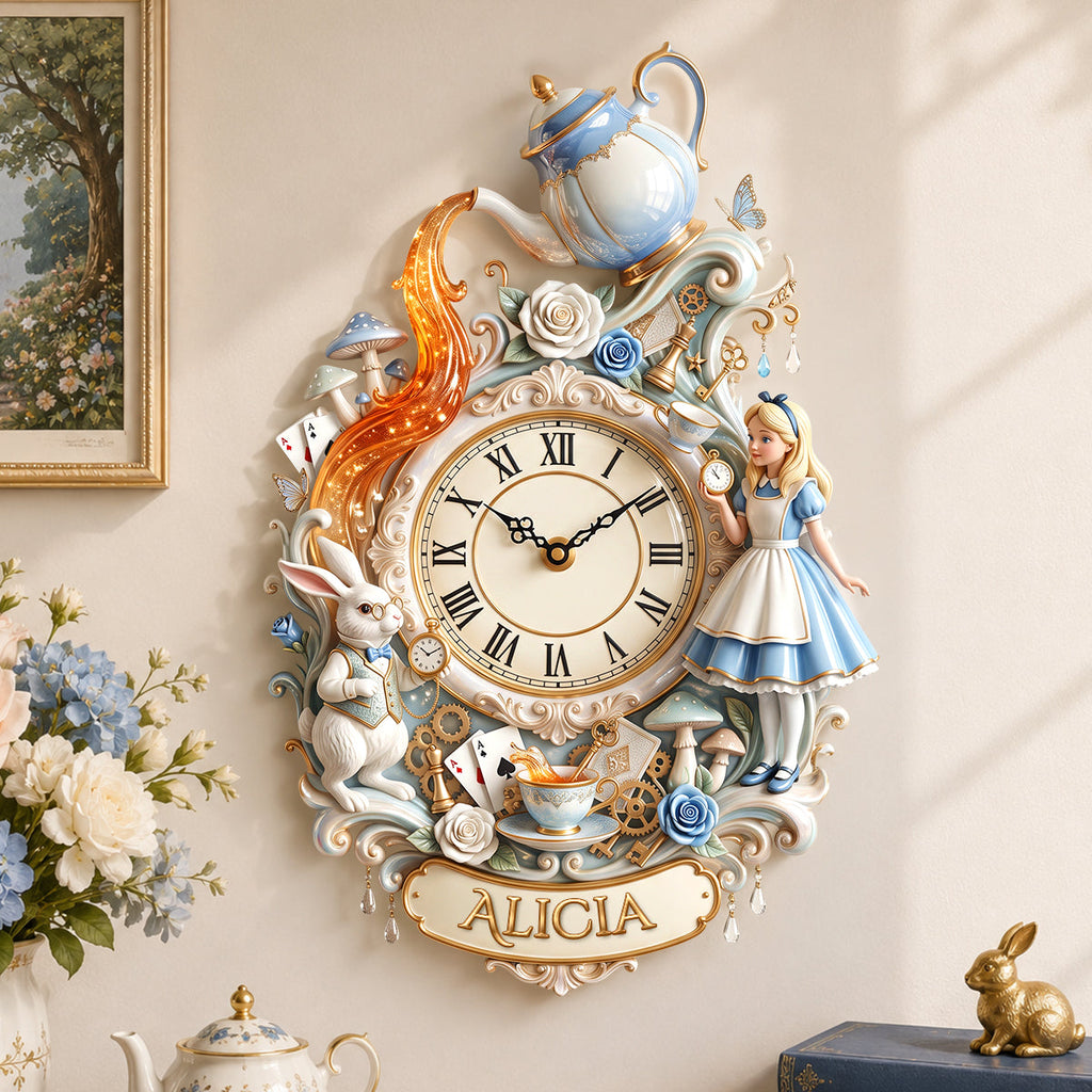 Magical Acrylic Hanging Wall Clock Personalized Gifts for Fantasy Lovers 03PGDH150726