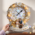 You Light Up Every Moment Hanging Wall Clock - Personalized Gifts For Couple 01pgta160726