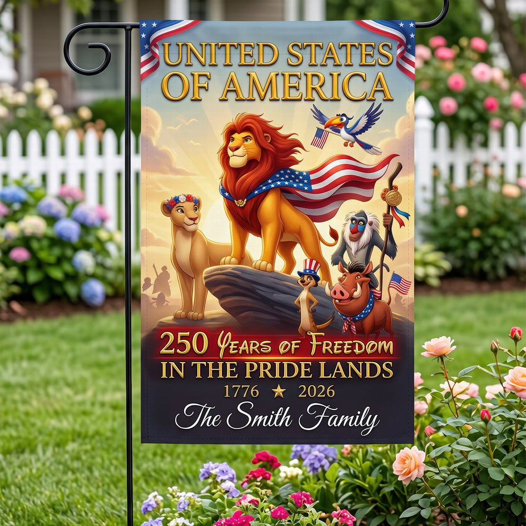 Proud Kingdom Garden Flag, Personalized Gifts For Patriots 03qhqn170626