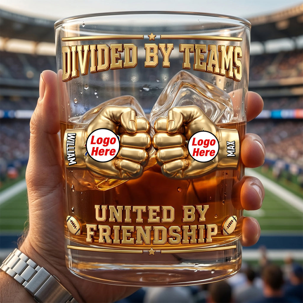 Sport Lover Friendship Round Glass - Personalized Gifts For Sport Fans 02NATN080626