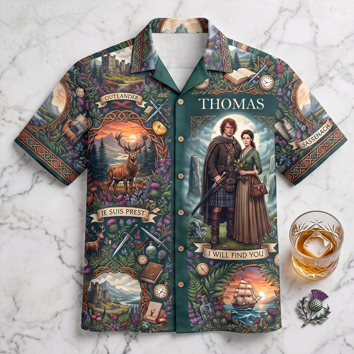 Rustic Highlands Hawaiian Shirt - Personalized Gifts 02HUTN030726