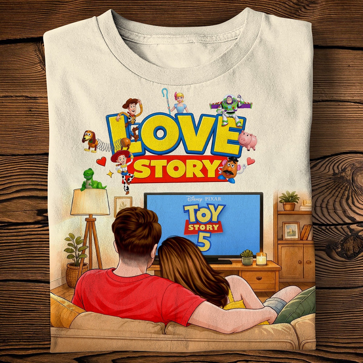 Couple Watching Shirt - Personalized Gifts For Couple 03naqn250626