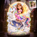 Little Princess Acrylic Light Box - Custom Photo Gifts For Kid Girl 03pgta240326