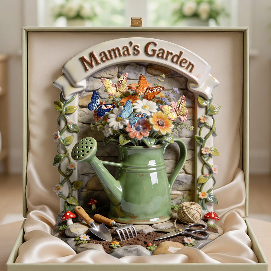 Grandma's Garden Acrylic Plaque - Personalized Gifts For Mom and Grandma 05tymg050326