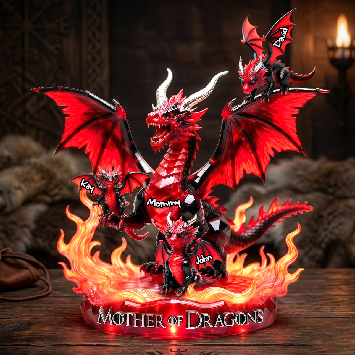 Mother Of Dragons Acrylic Plaque - Personalized Gifts For Mother 05tylu150426